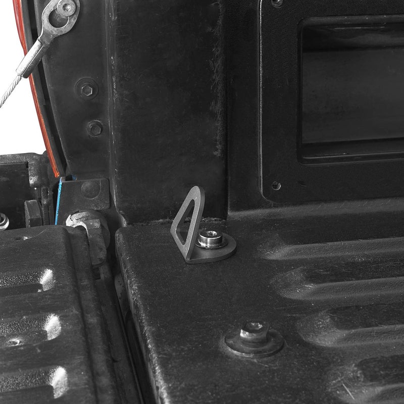 Hooke Road Tacoma Bed Tie Down Hooks Compatible with Toyota Tacoma 2nd 3rd Gen 05-23 Pickup Truck (Pack of 4) - Image 3